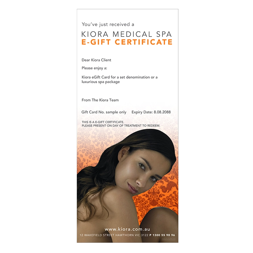 Gift Card with Set Denominations (eGift Card)